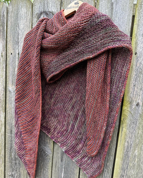 Queue Shawl Knitting Pattern