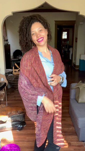 Queue Shawl Knitting Pattern