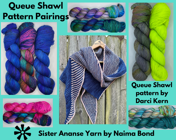 Queue Shawl Knitting Pattern