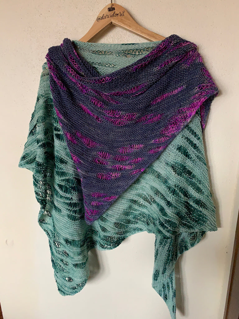 Cuddle Wrap Pattern Cuddle Puddle Wrap Knitting Pattern – Darci Does It